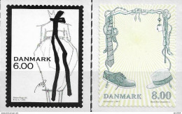 2011 Dänemark Mi.1662-3**MNH   Mode - Unused Stamps