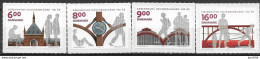 2011 Dänemark Mi.1669-72**MNH   100 Jahre Hauptbahnhof Kopenhagen. - Ungebraucht