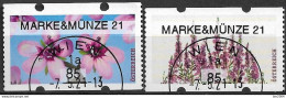 2021  Austria Österreich AWZ Automatenmarken  Timbres De Distributeurs   Mi. 68-9 Used  MARKE&MÜNZE 21 - Gebraucht