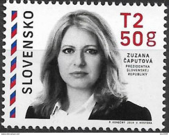 2019 Slowakei Slovensko  Mi. 875 **MNH Z : 13.1/2   Amtsantritt Von Zuzana Čaputová. - Nuovi