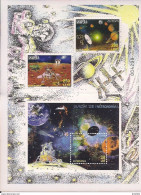 2009 Albanien  Mi. 316-7 + Bl. 174 Booklet  **MNH  Europa: Astronomie. - 2009