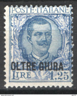 Oltre Giuba 1926 Sass.43 **/MNH VF/F - Oltre Giuba