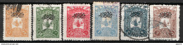 Turchia 1905 Giornali Unif.G29/34 O/Used VF/F - Dagbladzegels