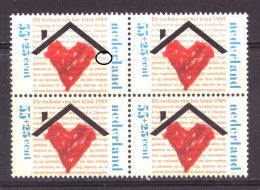 Nederland / Niederlande / Pays Bas NVPH 1435A P Plaatfout Plate Error MNH ** (1989) - Errors & Oddities