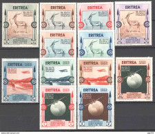 Eritrea 1934 Sass.220/25+A */MH VF/F - Eritrea