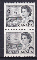 Canada 1967-72  Rouleaux  Roll  Coil  YT382Bi  Sc468B   **  Paire - Roulettes