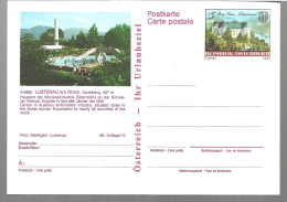 2357j: Österreich 1988, Dorner: Bildpostkarte 6890 Lustenau, Motiv Schwimmbad... ** - Lustenau