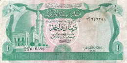 Libya 1 Dinar, P-44a (1981) - Fine - Libya