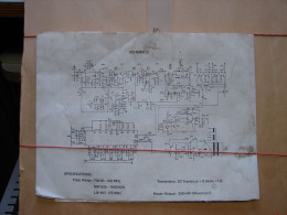 Lot. 2004. Plan D'une Radio. Ultraline CR-802 - Littérature & Schémas