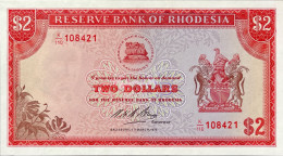 Rhodesia 2 Dollars, P-31j (4.3.1975) - UNC - Rhodesien