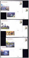 CHINE China 2001 Guangzhou Canton 6 Exposition Touristic Entiers Stationeries Limited Issue - Lettres & Documents