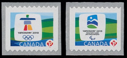 Canada (Scott No.2306-07 - Olympiques D'hiver / Vancouver 2010 / Winter Olympics ) (**) Roulette / Coil / (5000) Pair - Hiver 2010: Vancouver