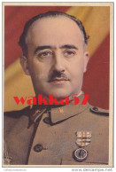 D1073- Guerra Di Spagna Annullo Uff. Postale Speciale 5 Su Cartolina Francisco Franco Vedi Retro - Autres & Non Classés
