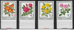 1977 Schweiz Mi. 1112-5**MNH   „Pro Juventute“: Rosen - Unused Stamps
