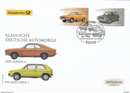 2017 Deutschland  Allem. Fed. Germany   Mi. 3301-2 FDC    Klassische Deutsche Automobile - 2011-…