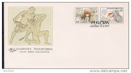 1997 Griechenland Gréce  Mi. 1946-7 A  FDC  Europa - 1997