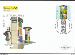 2005 Deutschland Germany Mi. 2444 FDC   150 Jahre Litfaßsäule. - 2001-2010