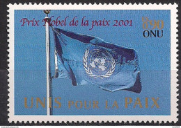 2001 UNO  Genf   Mi. 432 **MNH  Verleihung Des Friedensnobelpreises 2001 An Die Vereinten Nationen - Neufs