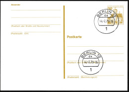 Berlin - Entier Postal / W-Berlin - Poskarte P 108 Stempel Berlin C12 / 14-2-79 Versandstelle - Postcards - Used