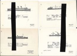 30 Fiches Techniques De Bateaux UTGARD SHIP ARCHIVES BERLIN  W 35 GERMANY N0161 - Other Plans