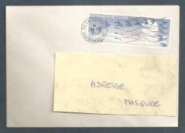 France, Distributeur, 161, LISA, Type C, Oblitéré, TTB, 1 Enveloppe - 1990 « Oiseaux De Jubert »