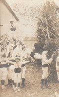 Carte-Photo De  Gymnastes Années 1900 - Gimnasia