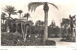 POSTAL   LAS PALMAS DE GRAN CANARIAS  -ISLAS CANARIAS  - DETALLE DEL PARQUE SAN TELMO  (ED. ARRIBAS) - La Palma