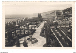 POSTAL  -ALMERIA  -ESPAÑA  -JARDINES DE LA ALCAZABA  (LA FORTERESSE JARDINS - THE FORTRESS GARDENS ) - Almería