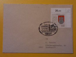 1992 FDC BUSTA  PRIMO GIORNO FIRST DAY COVER  GERMANIA GERMANY DEUTSCHE STEMMA COAT OF ARMS - 1991-2000