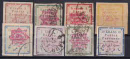 PERSIA 1902 - Canceled - Sc# 248-256 - Iran