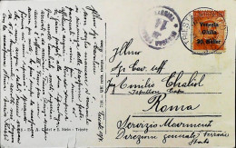 ITALIA OCCUPAZIONI- VENEZIA GIULIA 1919 Cartolina TRIESTE - S5979 - Vénétie Julienne