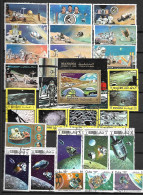 E158  Lot De 160 Timbres Concernant L'Astronomie Et L'espace Neufs Ou Oblitérés - Other & Unclassified