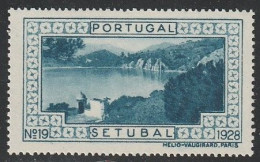 Vignette/ Vinheta, Portugal - 1928, Paisagens E Monumentos. Setúbal -||- MNG, Sans Gomme - Local Post Stamps