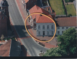 Luchtfoto Gierle : Hoek Kloosterstraat En Singel / Landbouwkrediet ( Nu Crelan ) - Lille