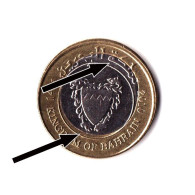 Bahrain Coins - Kingdom Of Bahrain 100 Fils Old Rare ERROR Coin - ND 2010 #3 - Bahrain