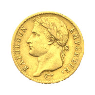 Premier Empire- 20 Francs Or Napoléon Ier 1810 Lille - 20 Francs (gold)