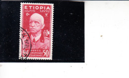 ETIOPIA  1936 -  Sassone  5° - Vittorio Emenuele - Etiopía