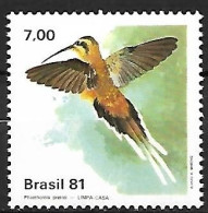 Brazil - MNH ** 1981 : Planalto Hermit  -  Phaethornis Pretrei - Colibris
