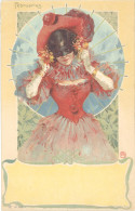 TB Femme Période Art Nouveau, Februarius - Autres & Non Classés