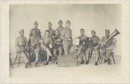 B Militaire – Carte-photo « les Anciens De La Musique Du 163 » Sarrebrück - Other & Unclassified