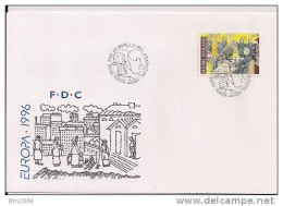 1996 Finnland Mi. 1333 FDC  Europa - 1996