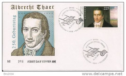 2002 Deutschland Germany   MI. 2255 FDC 250. Geburtstag Von Albrecht Daniel Thaer. - 2001-2010