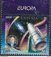 2009 Lettland  Mi.757  Used    Europa: Astronomie - 2009