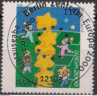 2000 Allem. Fed. Deutschland  Mi. 2113 FD-used Berlin Europa:  Kinder Bauen Sternenturm - 2000