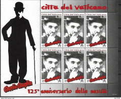 2014 Vatikan Mi. 1813 **MNH   125. Geburtstag Von Charlie Chaplin. - Unused Stamps