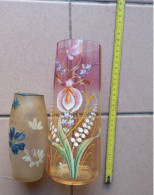 Lot De 2 Vases Decor De Fleurs - Vasi