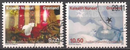 DK - Grönland  (2013)  Mi.Nr.  655 + 656  Gest. / Used  (9hd06)  MH / From Booklet - Used Stamps