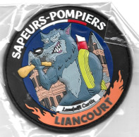 Ecusson PVC SAPEURS POMPIERS LIANCOURT 60 - Bomberos