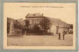 CPA  (38) CLELLES - Aspect De La Place De L'Hôtel De Ville Et Du Monument Aux Morts Dans Les Années 30 - Clelles