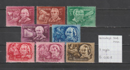 (TJ) Hongarije 1948 - 8 Zegels (postfris/neuf/MNH) - Ongebruikt